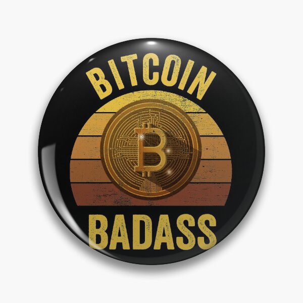 Item preview, Bitcoin Badass, Funny Bitcoin Meme designed and sold by SoloTravelerSt.