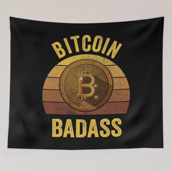 Item preview, Bitcoin Badass, Funny Bitcoin Meme designed and sold by SoloTravelerSt.