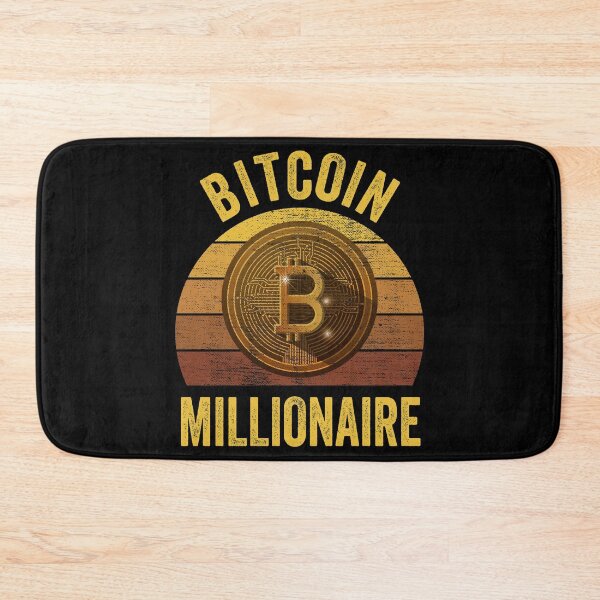 Item preview, Bitcoin Millionaire, Funny Bitcoin Meme designed and sold by SoloTravelerSt.