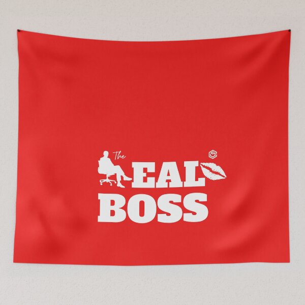 Aperçu de l'œuvre L'impression de t-shirt Real Boss, la chemise pour femmes Real Boss créée et vendue par DIYArtprinting.