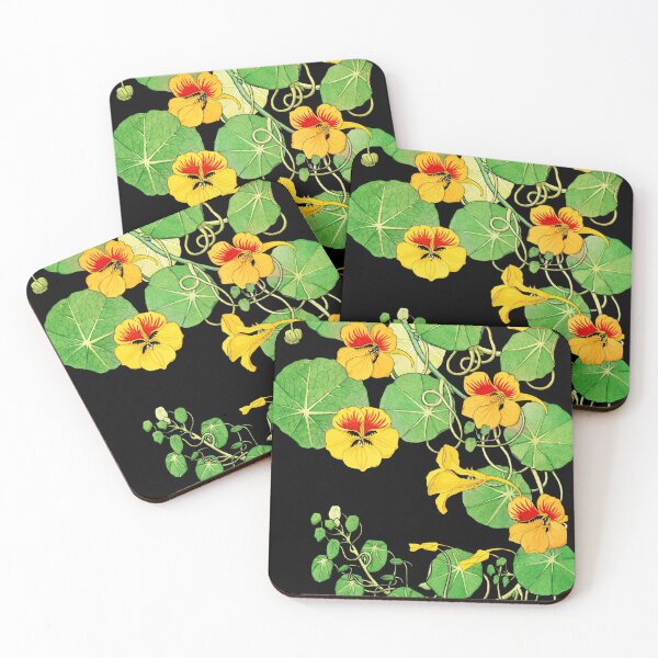 Item preview, Yellow Nasturtium Flower  Botanical Illustration (1896) designed and sold by No AI Classic Vintage Art.