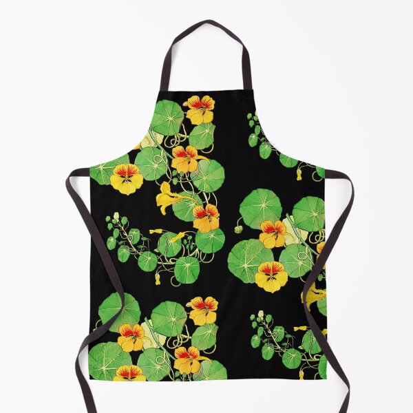 Item preview, Yellow Nasturtium Flower  Botanical Illustration (1896) designed and sold by No AI Classic Vintage Art.