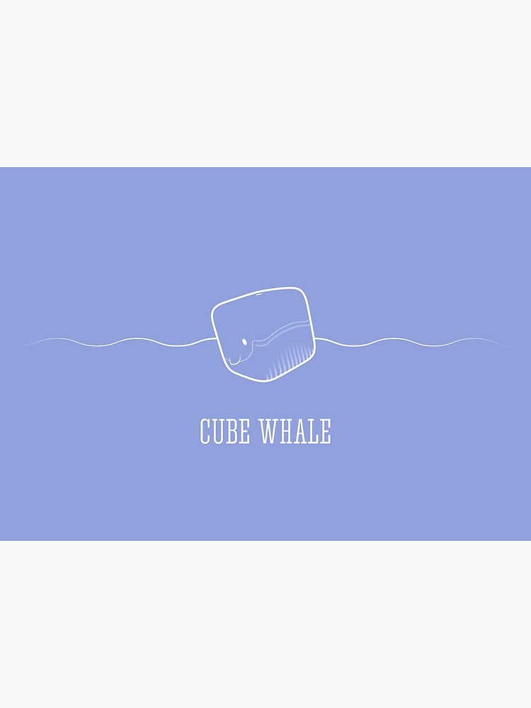 Cube Whale (outline) by Cheeseness