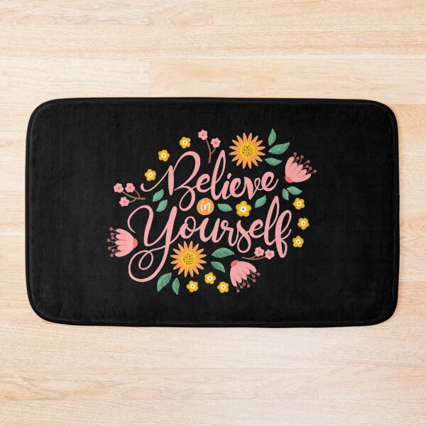Item preview, Believe in Yourself on Black designed and sold by ReesDesigns.