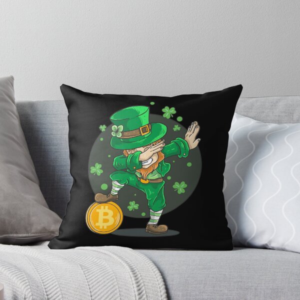 Item preview, St Patrick's Day Bitcoin Leprechaun - Funny Bitcoin Meme designed and sold by SoloTravelerSt.