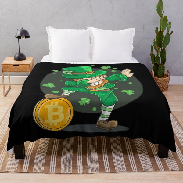 Item preview, St Patrick's Day Bitcoin Leprechaun - Funny Bitcoin Meme designed and sold by SoloTravelerSt.