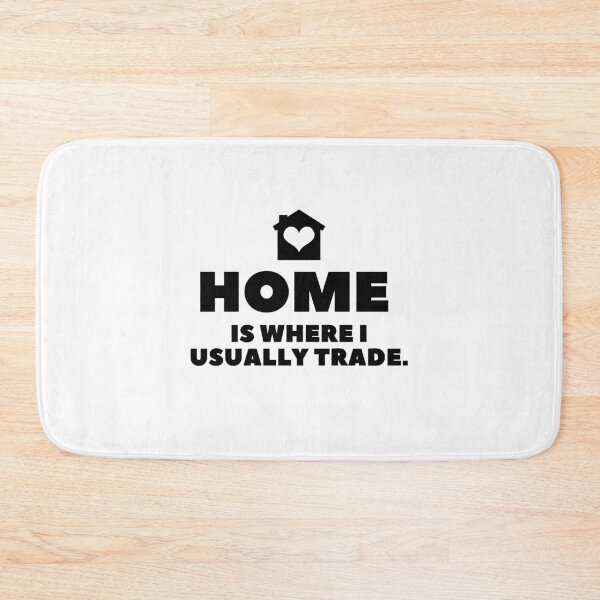 Item preview, Home is where I usually trade (white) designed and sold by TraderShirts.