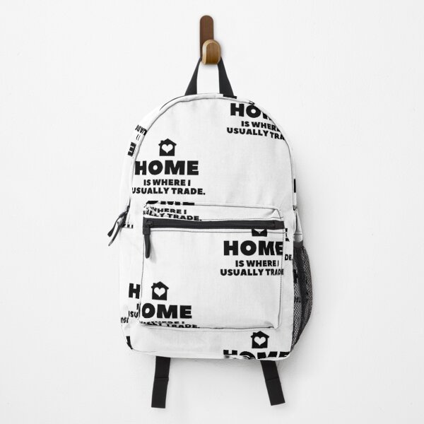 Item preview, Home is where I usually trade (white) designed and sold by TraderShirts.