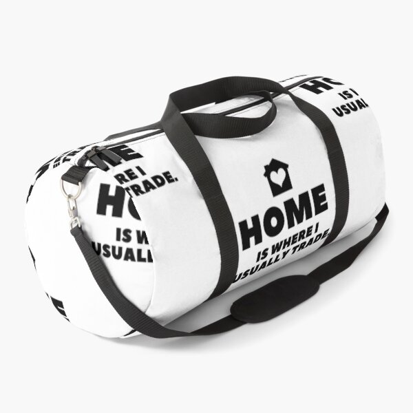 Item preview, Home is where I usually trade (white) designed and sold by TraderShirts.