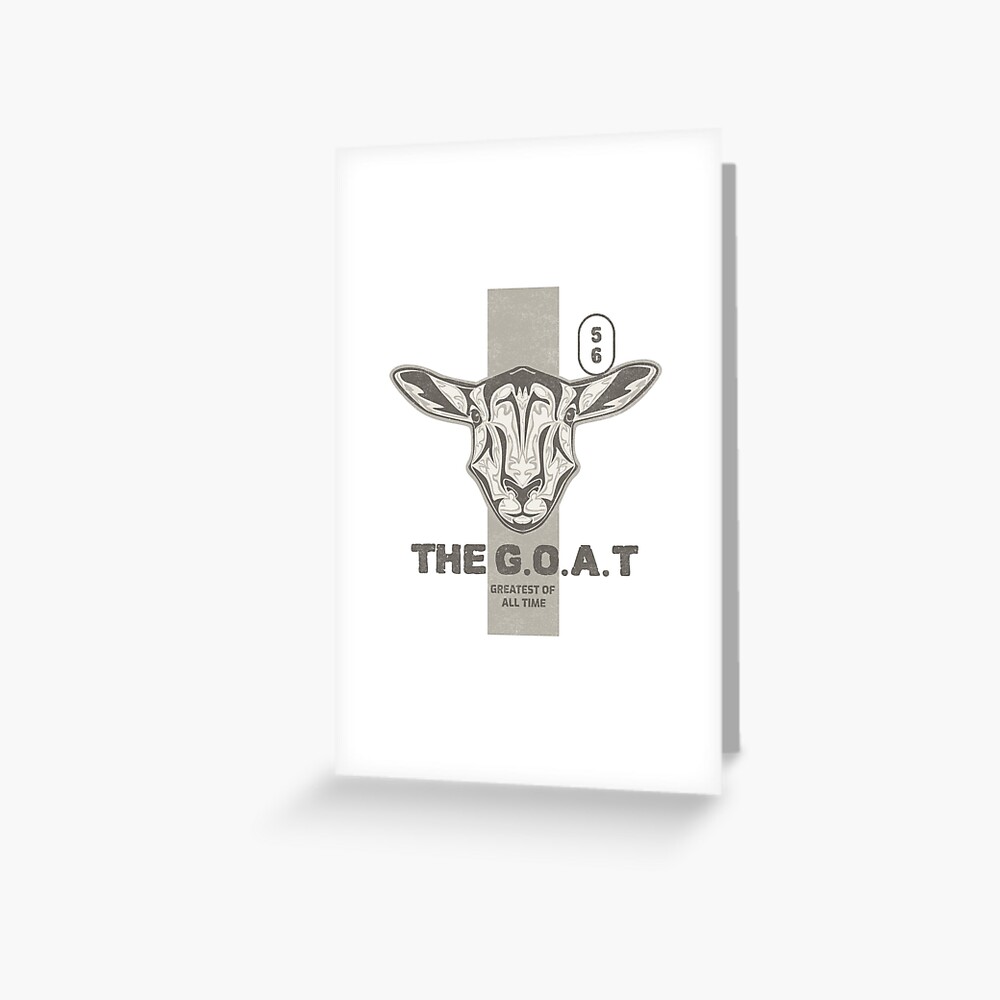 The Goat 56 Lawrence Taylor - The greatest of all time - G.O.A.T' Greeting  Card for Sale by Ema Roberts