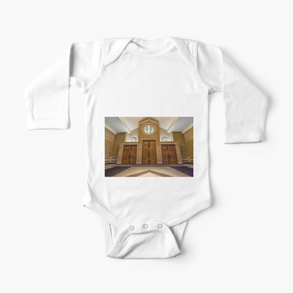 St Clare Of Assisi Church 3 Baby One Piece By Baneling Redbubble