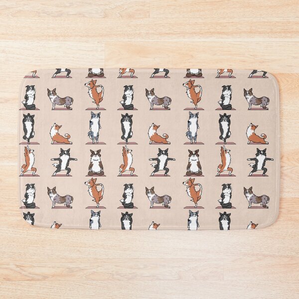 Item preview, Border Collie Yoga designed and sold by Huebucket.