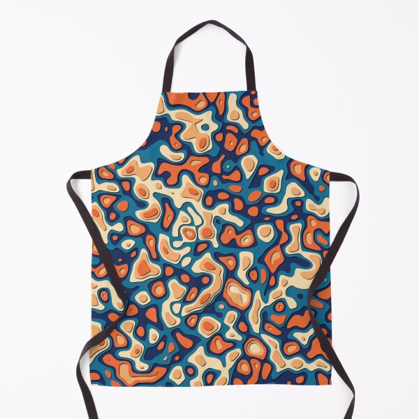Item preview, Abstract Orange and Blue Shadow Pattern designed and sold by Moyanana.