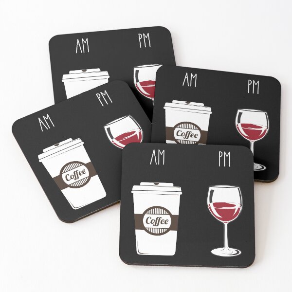 Item preview, Coffee Wine AM/PM designed and sold by Bella85s.