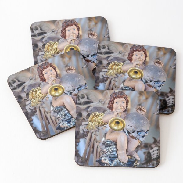 Item preview, Sedlec Ossuary Cherub Photo Art, Skull Bone Church designed and sold by Sedlec Ossuary Project.