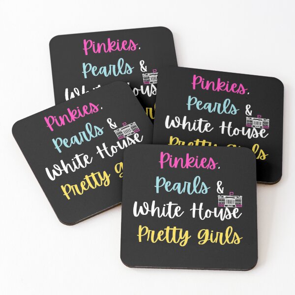 Item preview, Pinkies, Pearls & White House Pretty Girls designed and sold by Coffee &  Fashion.