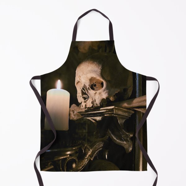 Item preview, Sedlec Ossuary Candle Photo Art, Skull Bone Church designed and sold by Sedlec Ossuary Project.