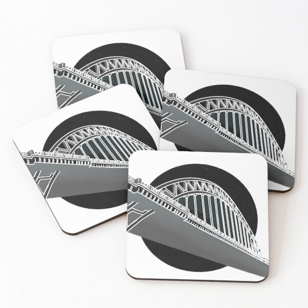 Item preview, Monochrome Tyne Bridge designed and sold by Twist and Shout.
