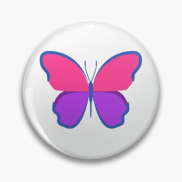 Item preview, Bisexual Butterfly Discreet Pride, Bisexual variant, lgbtq gay pride discreet butterfly designed and sold by ThirTee.
