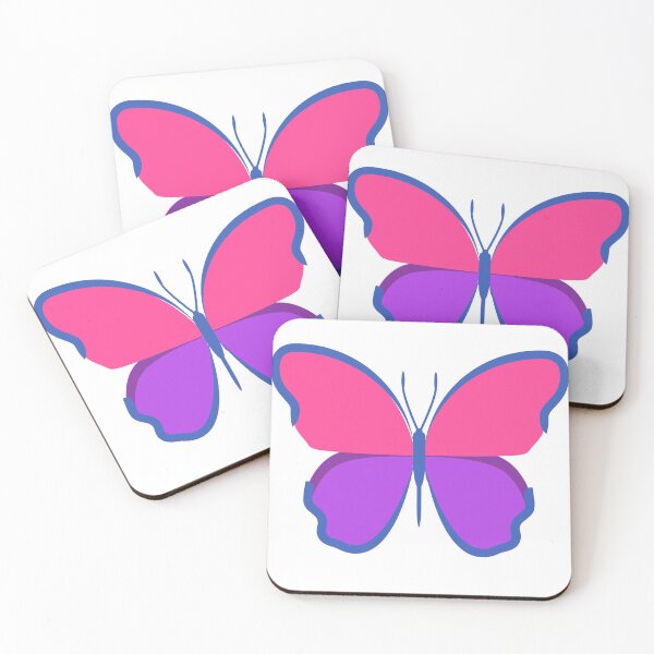 Item preview, Bisexual Butterfly Discreet Pride, Bisexual variant, lgbtq gay pride discreet butterfly designed and sold by ThirTee.