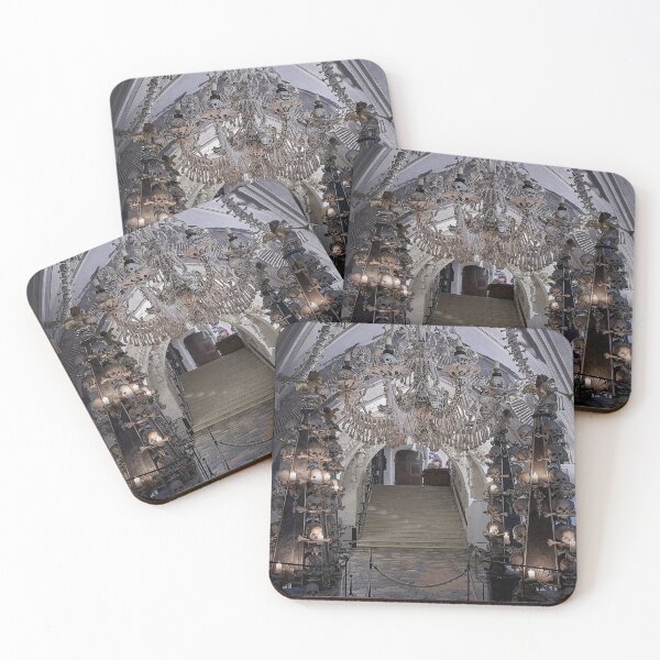 Item preview, Sedlec Ossuary Interior Photo Art, Skull Bone Church designed and sold by Sedlec Ossuary Project.
