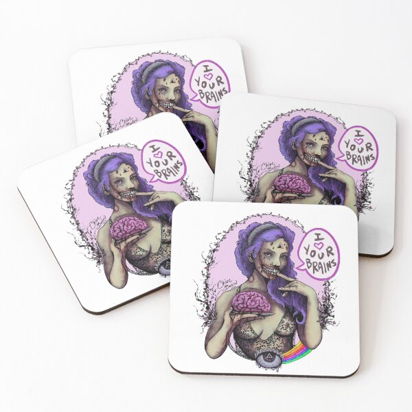 Item preview, I Love Your Brains designed and sold by Rabbitfool.