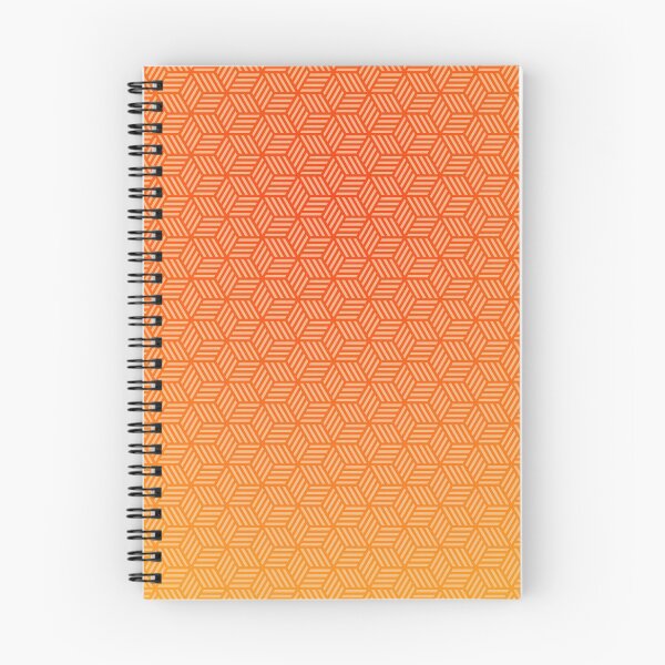Item preview, Orange cube pattern designed and sold by KreaKat.