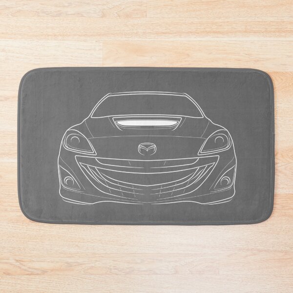 Item preview, Mazda3 MPS BL Mazdaspeed 3 - front stencil, white designed and sold by mal-photography.