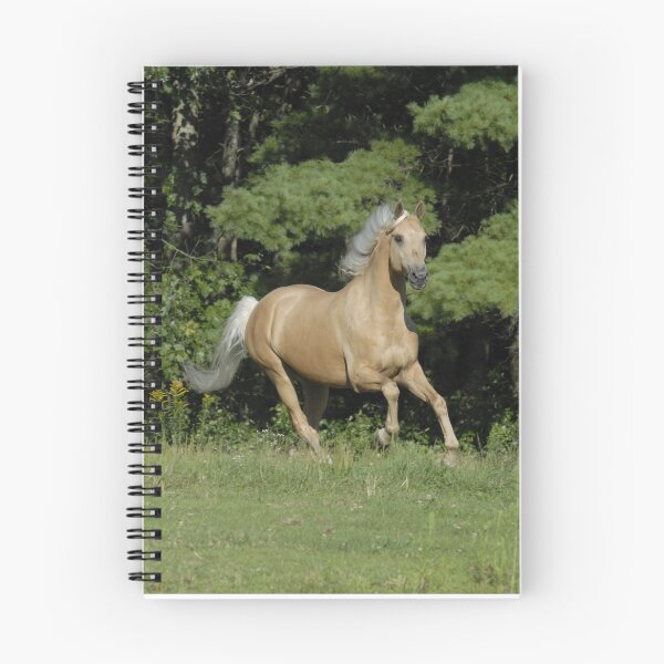 Item preview, palomino saddlebred galloping designed and sold by Dusty Perin.
