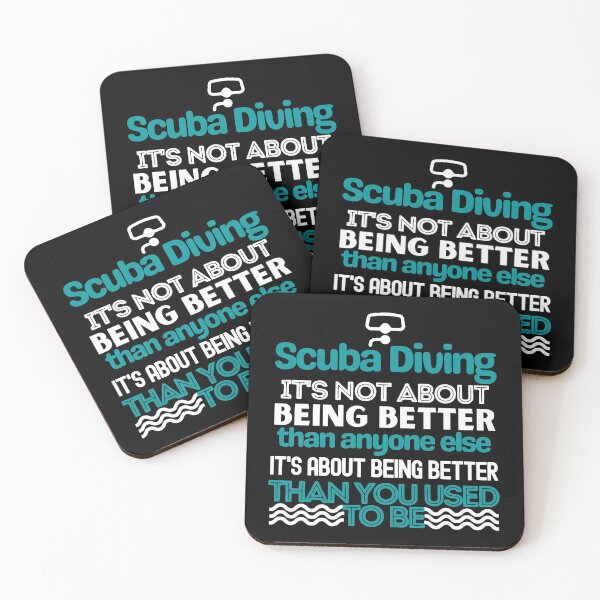 Item preview, Scuba Diving About Being Better Than You Used To Be designed and sold by StudioAquaLumos.