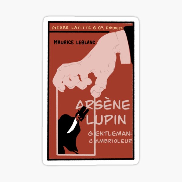 Arsène Lupin Maurice Leblanc Sticker