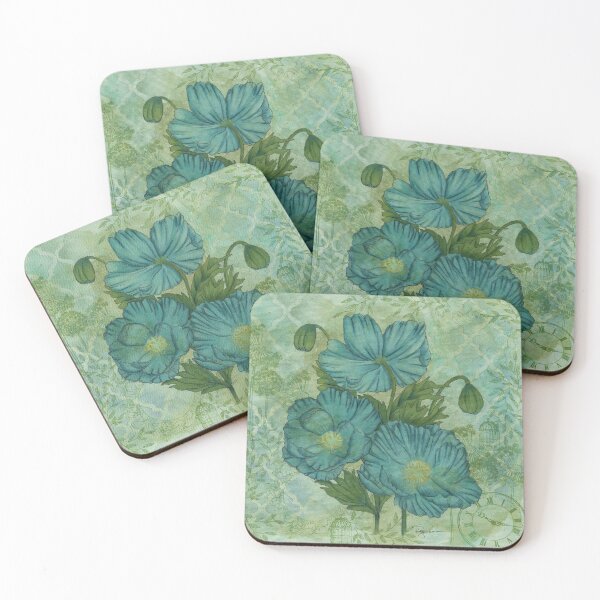 Item preview, Blue Poppies designed and sold by Kelly Ryan Rhoades.