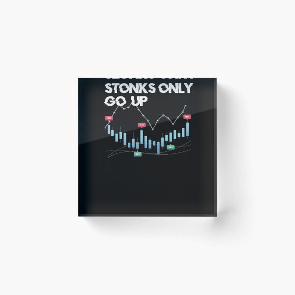 Item preview, Stonks Only Go Up-Hold and Buy to the Moon -WSB GME Stonks Only Go Up WallStreetBets-Stock Market Trading designed and sold by Ilyas912.
