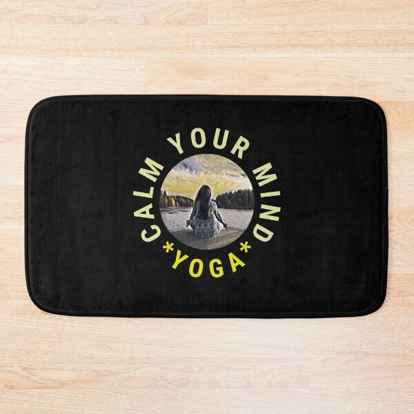 Item preview, Yoga, Calm Your Mind.  Yoga Meditation Slogan designed and sold by doctors-apparel.