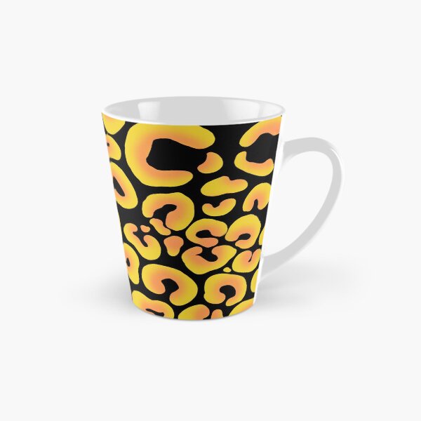 Item preview, Leopard print, cheetah print in sunshine yellow and peach designed and sold by MiniMoonArts.