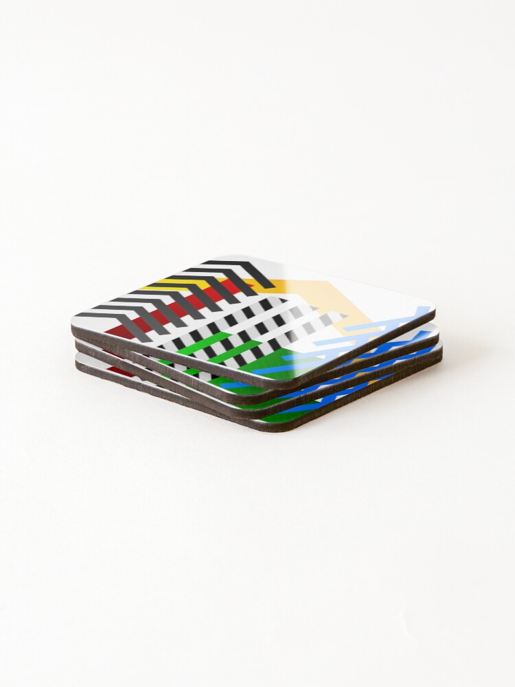 Thumbnail 4 of 5, Coasters (Set of 4), Arrow Pattern designed and sold by InventorsCave.