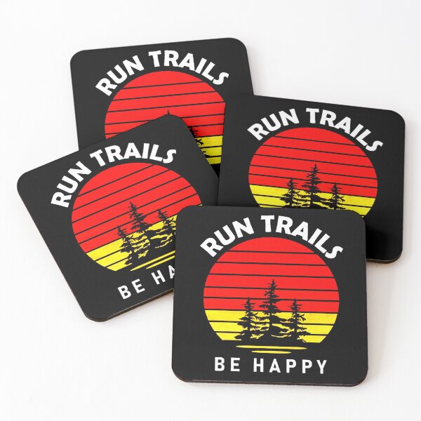 Item preview, Trail Running be happy designed and sold by kukuhivanart.