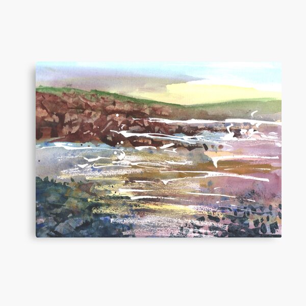 Rocks, Cummingston 3, Moray, Scotland - 2011 Canvas Print