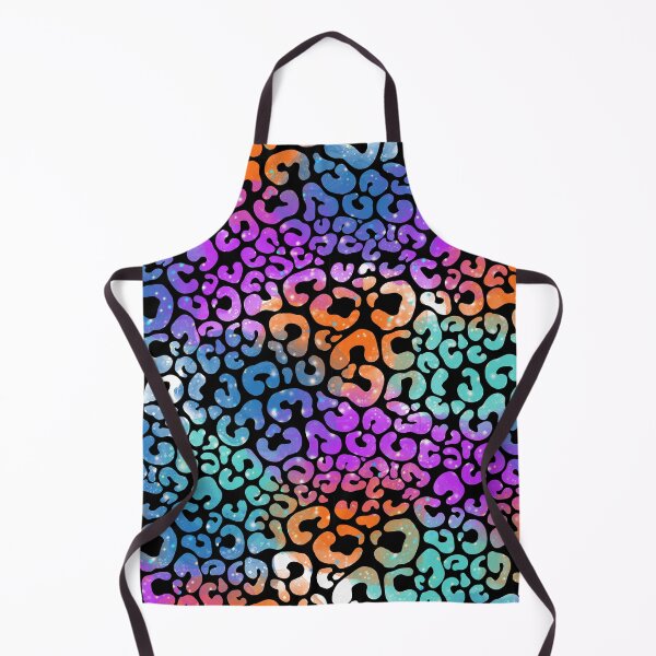 Item preview, Leopard print, cheetah print in multicoloured galaxy designed and sold by MiniMoonArts.