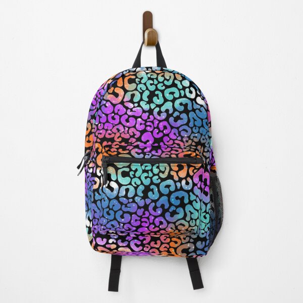 Item preview, Leopard print, cheetah print in multicoloured galaxy designed and sold by MiniMoonArts.