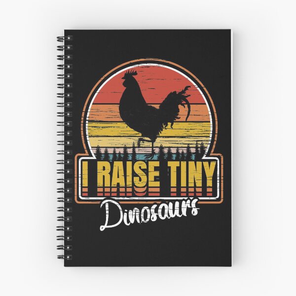 Item preview, I Raise Tiny Dinosaurs Retro Chicken T-Shirt designed and sold by 7thCrown.