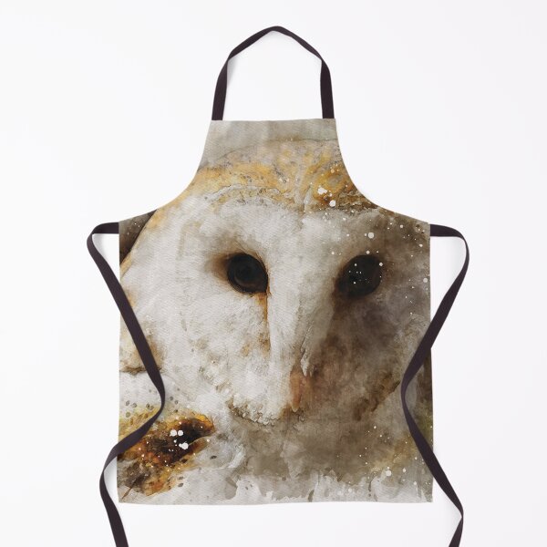 Item preview, An owl watercolour digital portrait designed and sold by Gerald Waters.