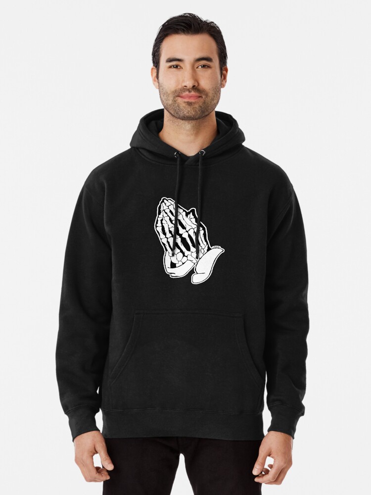 skeleton hands hoodie