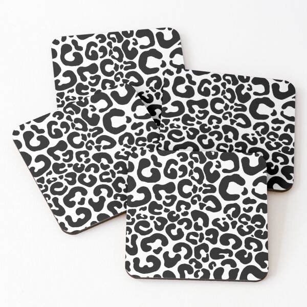Item preview, Snow Leopard print, cheetah print in multicoloured galaxy designed and sold by MiniMoonArts.