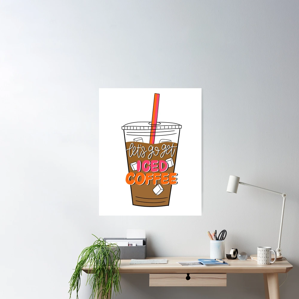 Let's Go Ghouls Ice Coffee Cup - cutandcropped