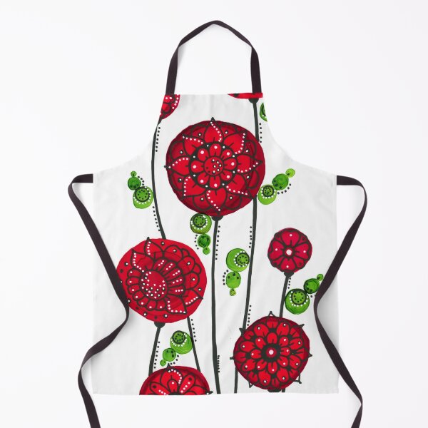 Aperçu de l'œuvre Fleurs rouges sucette créée et vendue par Kelly Ryan Rhoades.