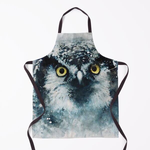 Item preview, A Barn owl watercolour digital portrait designed and sold by Gerald Waters.