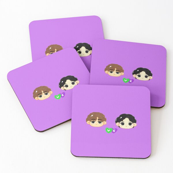 Item preview, tae and jk chibi- vk sticker designed and sold by cutaert.