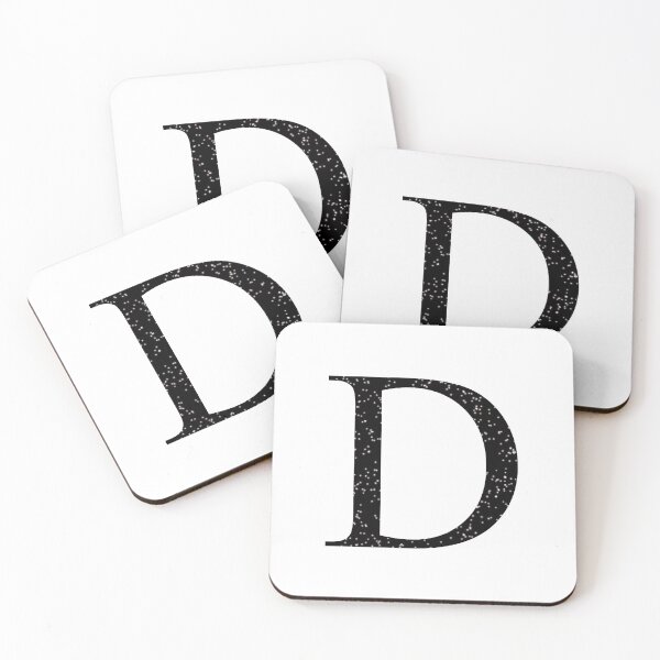 Item preview, Black Glitter Letter D designed and sold by muffinstandd.