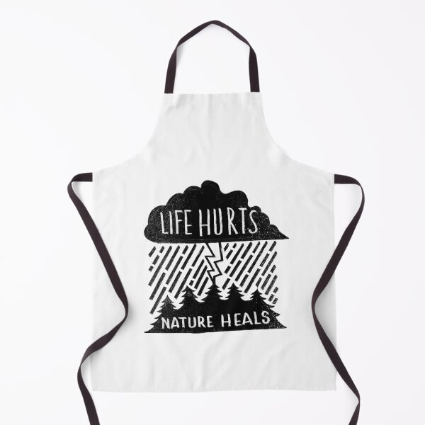 Item preview, Life Hurts Nature Heals Quote designed and sold by HalpinDesign.